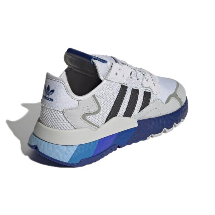 Adidas Originals Nite Jogger Synthetic Leather Classic Logo Slip Resistant Durable Breathable Low Top Lifestyle Casual Shoes Unisex Sneakers H01716