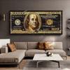 Creative Burning 100 Dollars Posters and Prints Modern Inspirational Bill Canvas Painting Wall Art for Living Room Home Decor