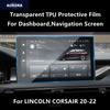 Für LINCOLN CORSAIR 20-22 Armaturenbrett, Navigationsbildschirm Transparente TPU-Schutzfolie Kratzfest Reparaturzubehör Refit