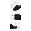 Indosol Black Slide Slipper   Platform Cross Slide