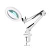 LED Long Arm American Style Folding Magnifier Desk Lamp for Welding and Repair with Eye Protection