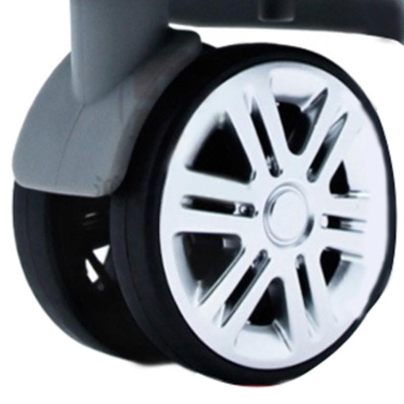 Trolley Casters Mute 360 Degree Swivel Suitcase Rubber Wheels 60x12mm 4pcs/Set