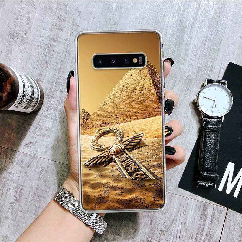 

Египет Нефертити Анубис Анх Чехол для телефона Samsung Galaxy S26 S25 Edge S24 S23 FE S22 Ultra S21 Plus S20 + Fundas Cover Coque Ga Samsung S25 Ultra