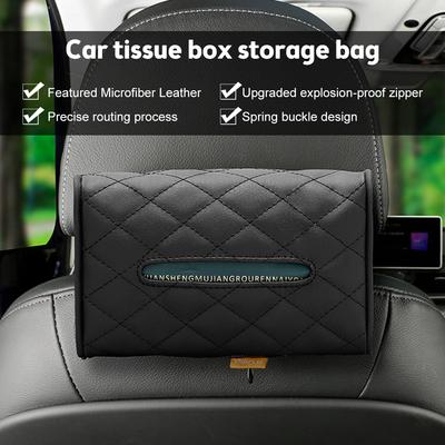 Porta tovaglioli in pelle per visiera parasole, porta mascherina per auto, porta fazzoletti, organizer per riporre oggetti in auto, decorazione artigianale