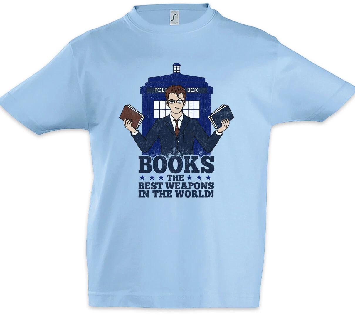 Books Are Weapons Kids Boys kids boys T-Shirt Literature Fun Reading Books Teacher Book 120