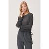 HuiT Loose FiT Long Sleeve T shirT hTwTl6i02T
