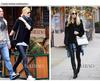 Women's High-Waist Slimming Lambskin Leather Pants: Sexy, Hip-Hugging, Casual, Long, and High Elasticity