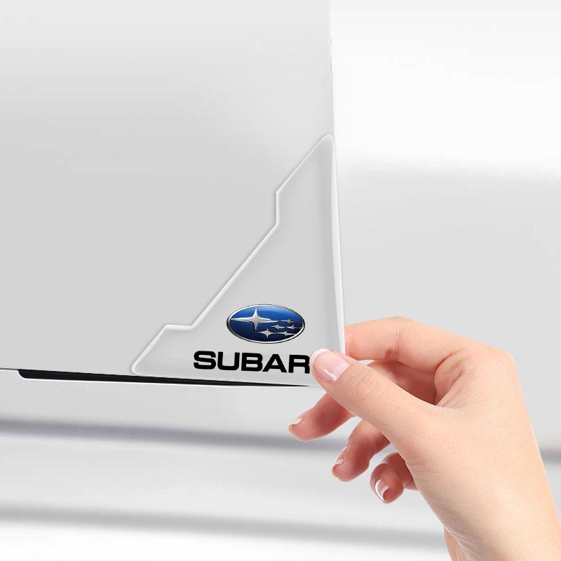 2 Stück Auto Tür Eckabdeckung Kratzschutz Aufkleber Styling Für Subaru Impreza Legacy WRX STI BRZ Forester Ascent Levorg XV