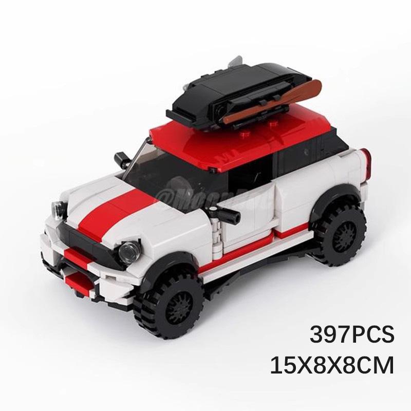 

M Building Block Compatible With Lego 131071 Mini Countryman Off-Road Version, Eight-Grid Car Model Puzzle