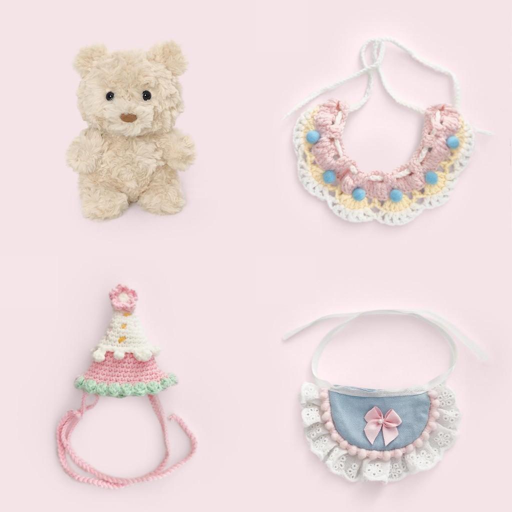 Plush Bear Cute Toy Cotton Filling Comfort Decor Children Festival Gift Doll