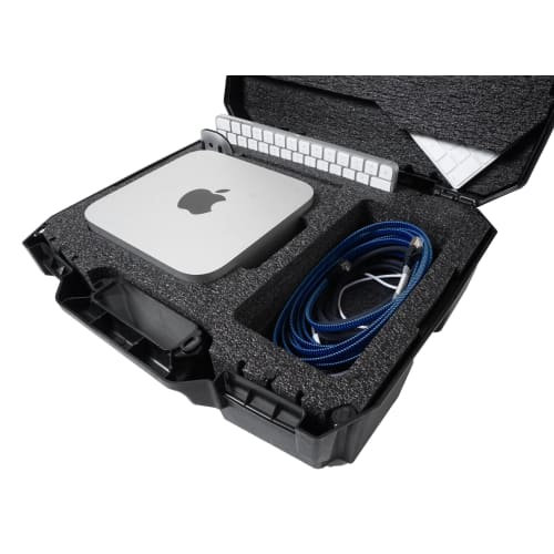 Case Club Hardside Carrying Case - Apple Mac Studio, Magic Keyboard & Accessories - Rugged Lockable Travel & Storage Case
