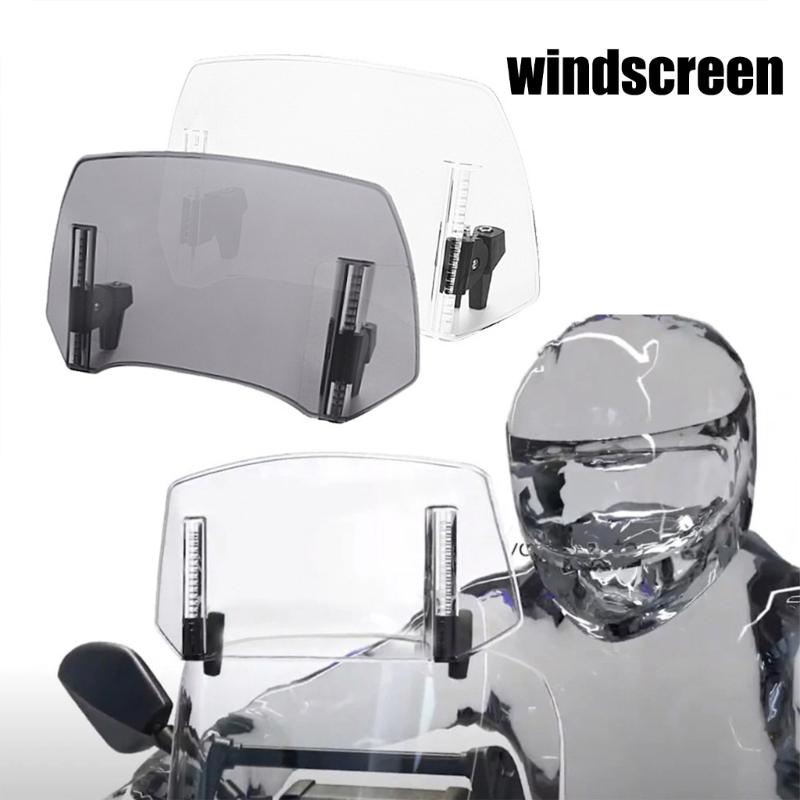 Motorcycle Deflector Universally Motorcycle Modified Windshield Windscreen PC Lens Windscreen for Most Model