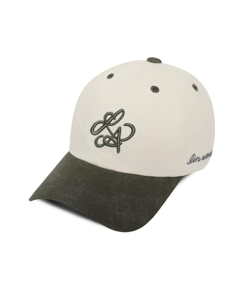 Line Binyu La Two-Tone Baseball Cap - Khaki & Cream