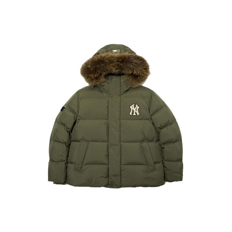 MLB Down Jackets Unisex Green Hooded Moderate Other 3ADJB0516-50KAD L