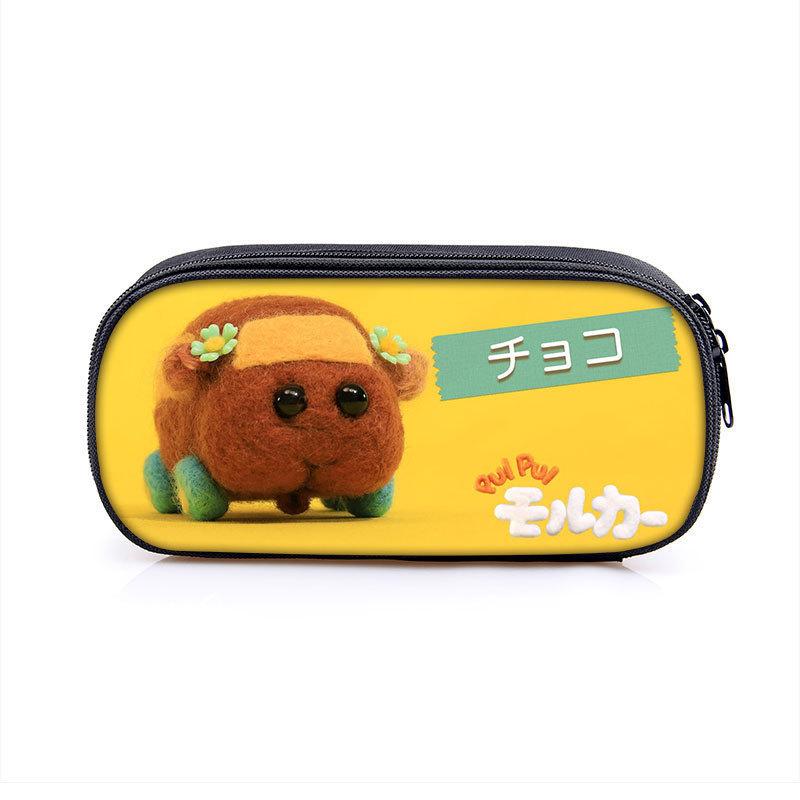 Pui Pui Kids Pencil Case With Nylon Material For School And Travel