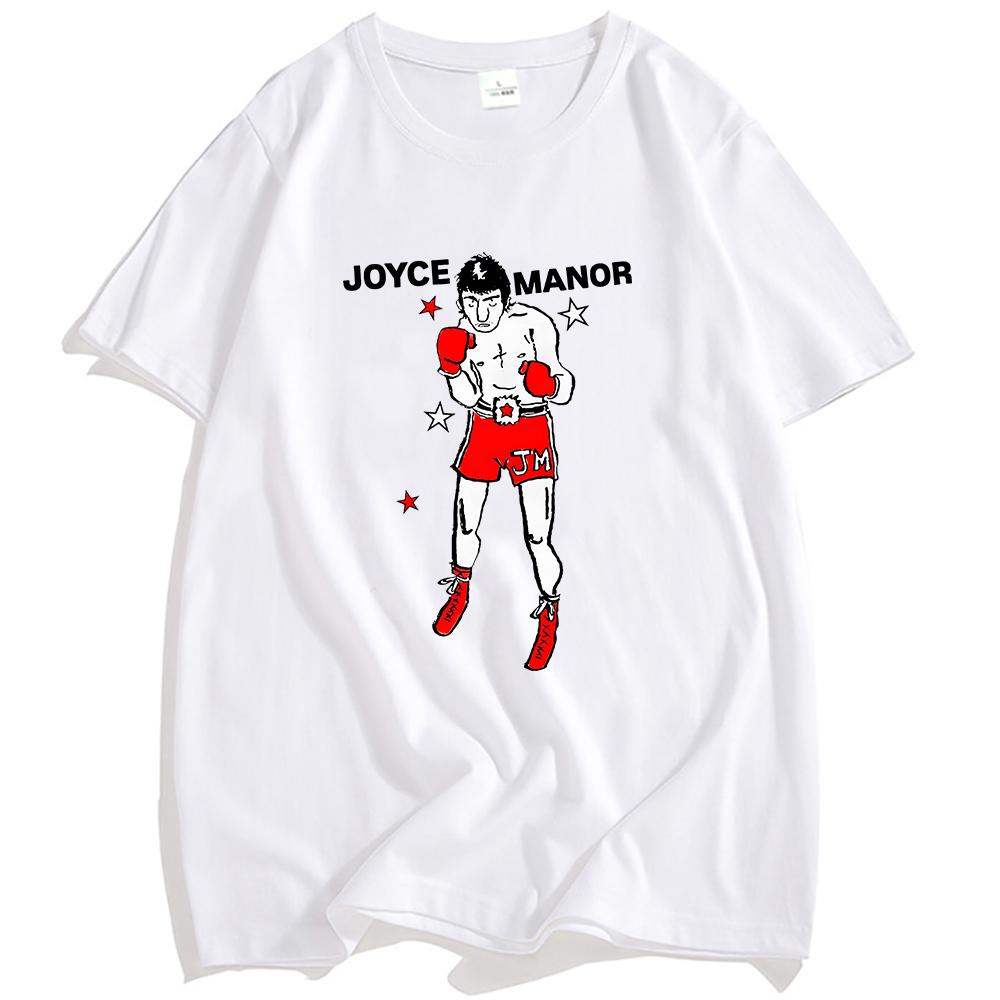 Boxer Printed Tshirts Group JOYCE MANOR Graphic T-shirt Short Sleeve Cotton T Shirt Unisex Clothing