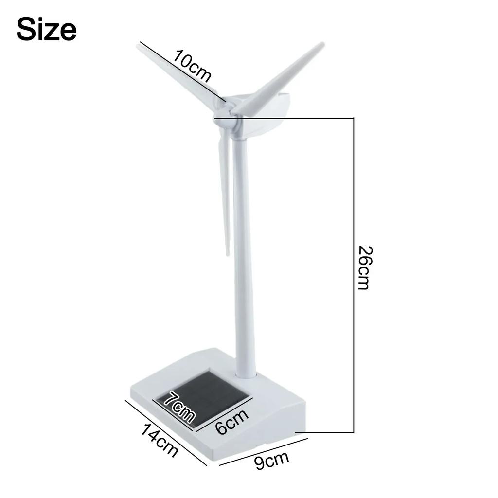 Desktop Windmill Craft Educational Windmill Toy Desk Decoration Teaching Tool ABS Engineering Plastic Desk Model