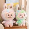 New Tie-dye Rabub Plush Toy for Girls Birthday Gift Doll Cute Boutique Doll Foreign Trade Wholesale