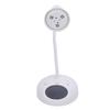 Gooseneck Nail Lamp Round Base Desktop Gooseneck Nail Light Quick Drying Nai Dryer with 3pcs Lamp Ch