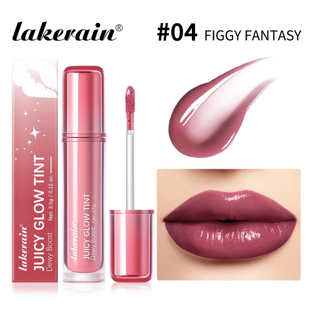 

Водно-легкий блеск для губ Зеркальный глиттер Тинт для губ Стойкий Сияющий Увлажняющий Розовый Плампер для губ Желейная помада Макияж Косметика