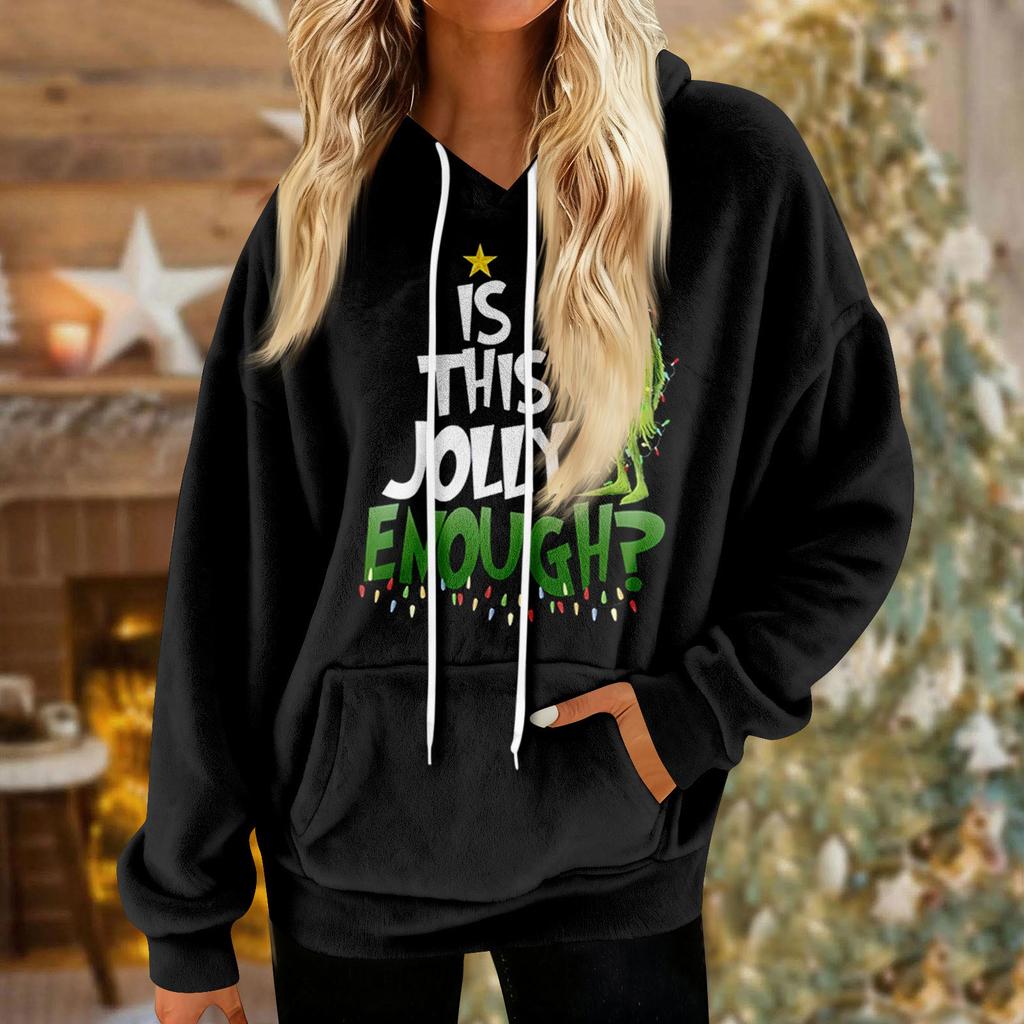 Hoodies For Women Oversized Winter Plush Cute Sweatshirts Pullover Trendy Fall Winter Clothes