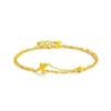 Transfer Bead Double-layer Butterfly Bracelet Women's Light Luxury Niche High-end Fashion Versatile Store with The Same Versatile Hand Jewelry