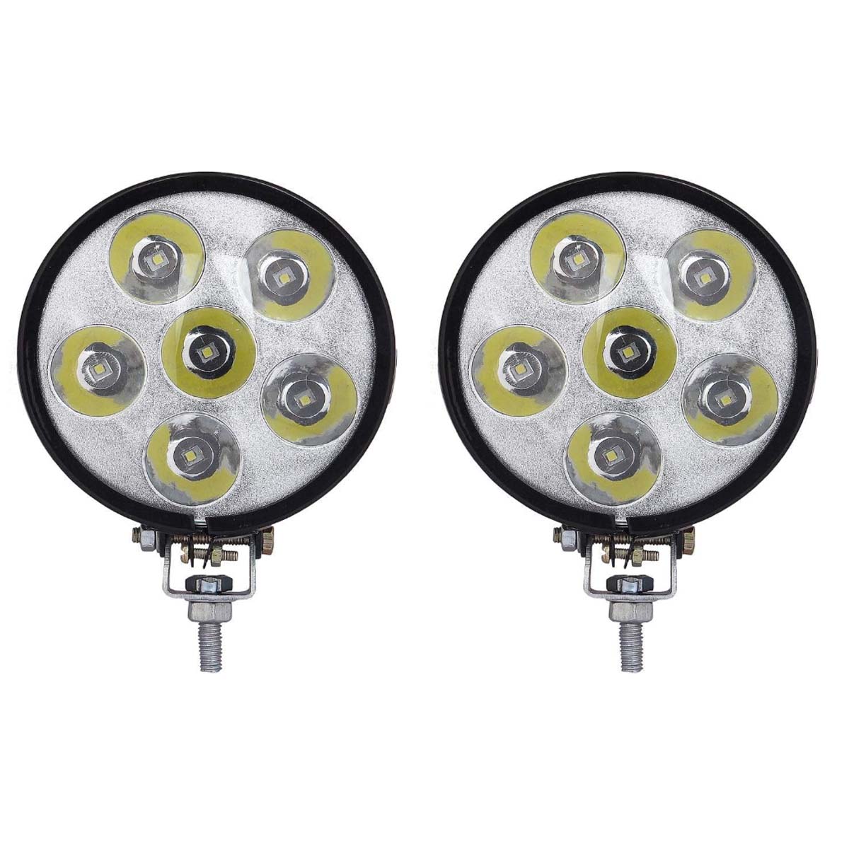 

APSMOTIV Round LED Work Lamp Driving Lights 4.5 Inch Headlight Replacement for Tractor | JCB | Off Road | Car | 4x4 | SUV | ATV