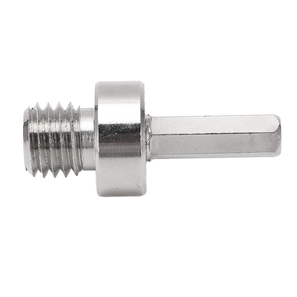 5/8-11in Thread Adapter for Core Bits M14 Thread Hex Shank Adapter  Threaded Diamond Hole Saw
