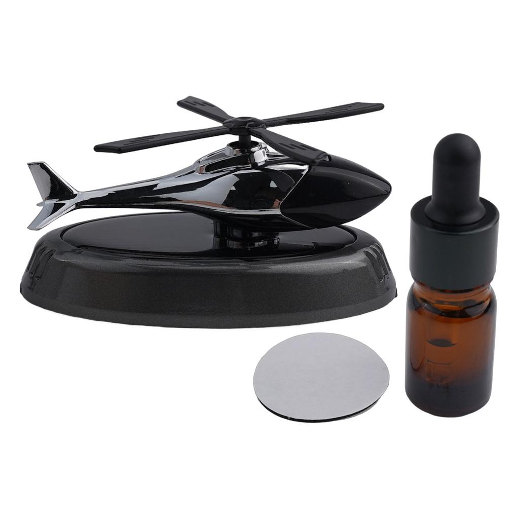 Car Air Freshener Solar Power Rotating Airplane Helicopter Car Perfume Auto Automatic Aroma Diffuser Auto Interior Decoration
