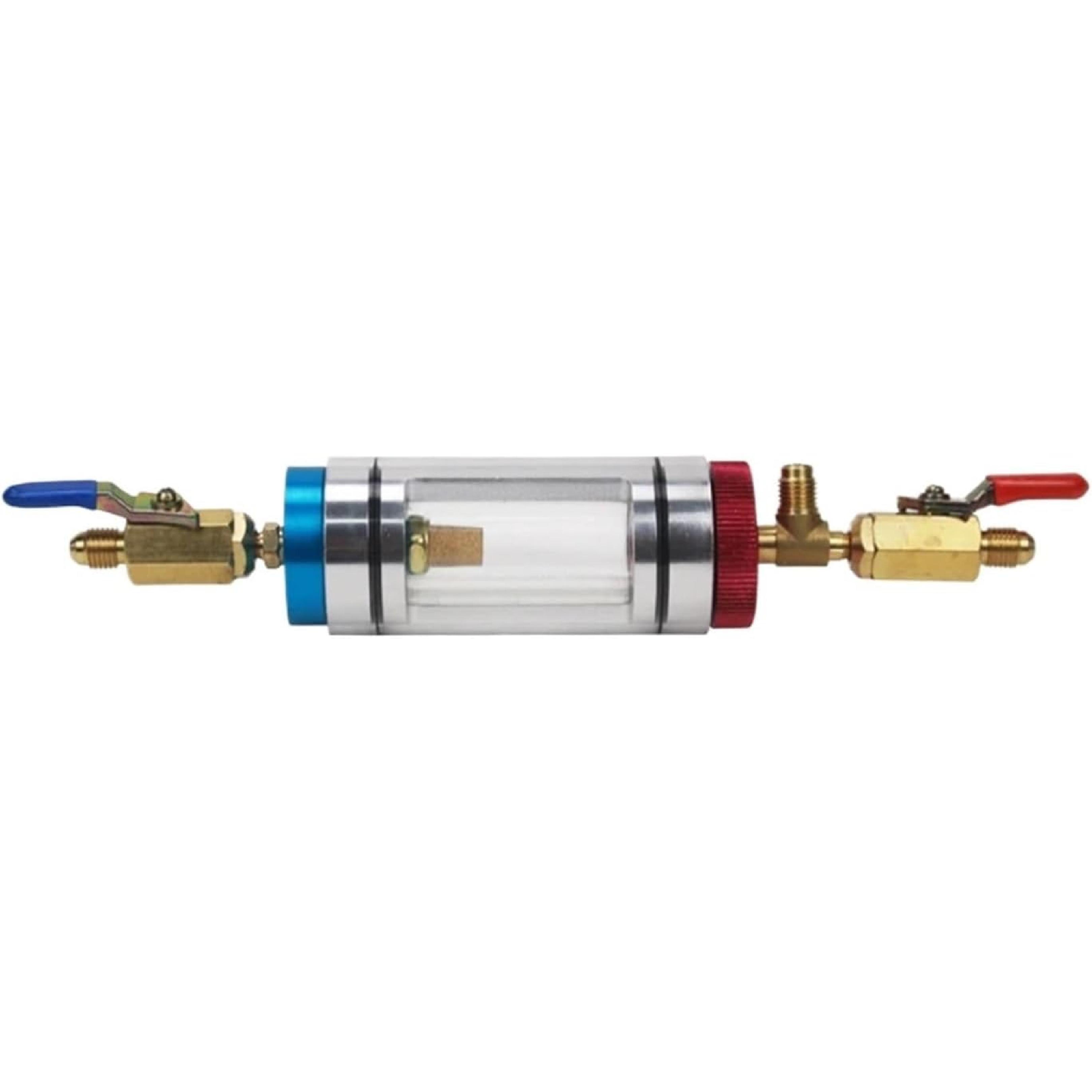 

Automotive Air Conditioning Refrigerant Oil Analyzer Car A/C System Compressor Oil Filter Test Tool Aircon Oil Checker(Only one) Only One