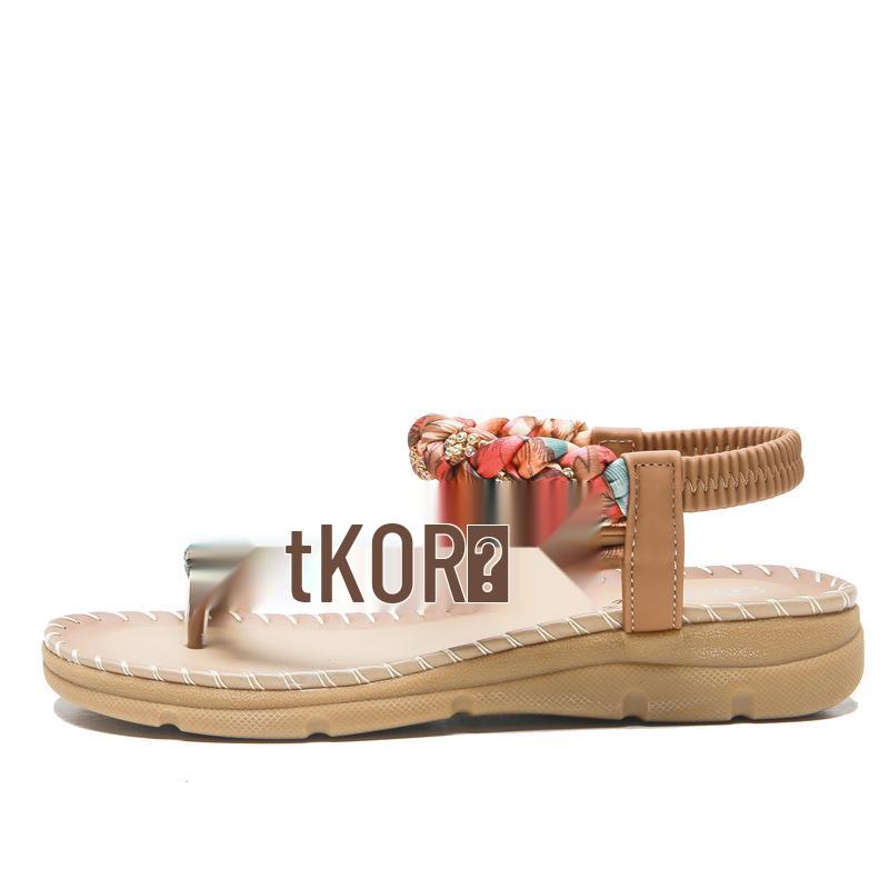 2024 Summer Bohemian Plus Size Sandals for European and American Markets