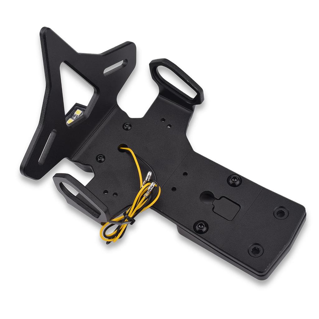 LEDISHUN Fender Eliminator Kit (Black) with License Plate Holder for Kawasaki Ninja ZX-6R 8BL-ZX636J (2024~)