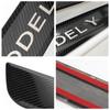 Door Sill Decoration Wrap Cover for Tesla Model Y 2023 Accessories Pedal Protection Strip Carbon Pattern Car