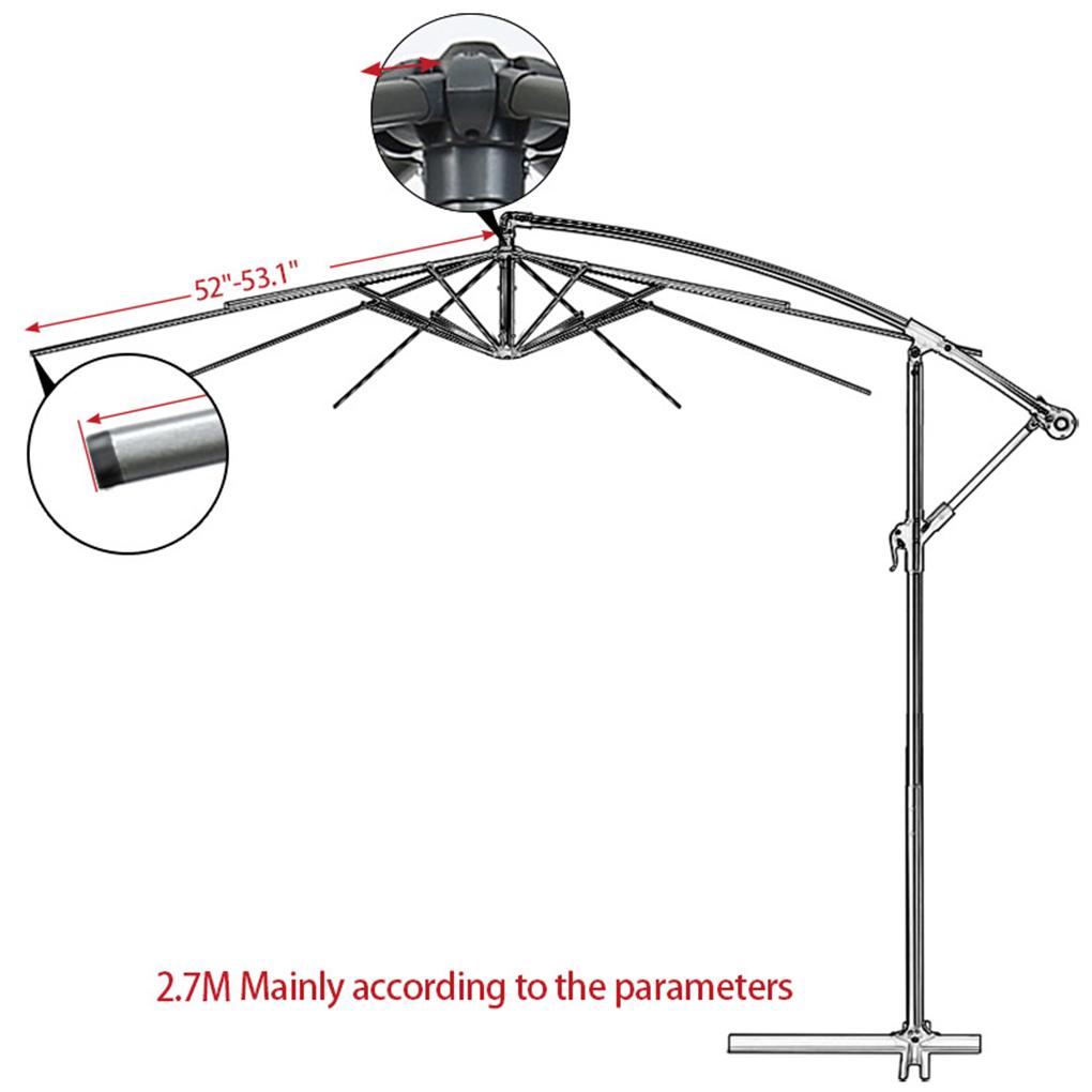 Polyester Resistant Replacement Canopy Enjoy Outdoor Scenery In Drizzle Choose Umbrella Replacement Resistant Resistant