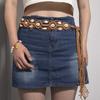 Waist Boho Women Belt With Shell Details And Leather Material For Spring And Fall Outfits