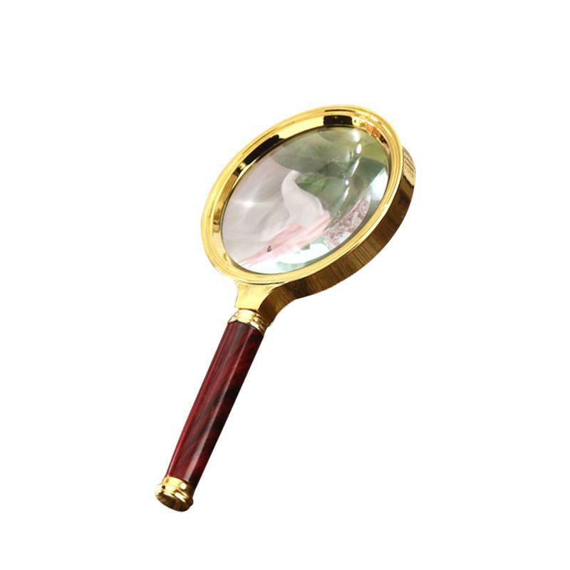 Dragon Handle High Definition Handheld Magnifying Glass for Elderly Reading and Jewelry Appraisal