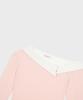Alkialka One-Shoulder Layered Top (Light Pink)