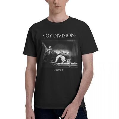 Ανδρικό T-Shirt Closer Joy Division Μουσικό Συγκρότημα 100% Βαμβακερά Τοπ Πρωτότυπο Κοντομάνικο Στρογγυλής Λαιμόκοψης T-Shirts Ιδέα Δώρου T-Shirts