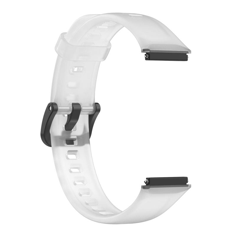 Schnellverschluss Smartband Ersatzband Durchscheinendes Silikon Armband Armreif für Huaweiband 7 Weiches Armband 1 Stück