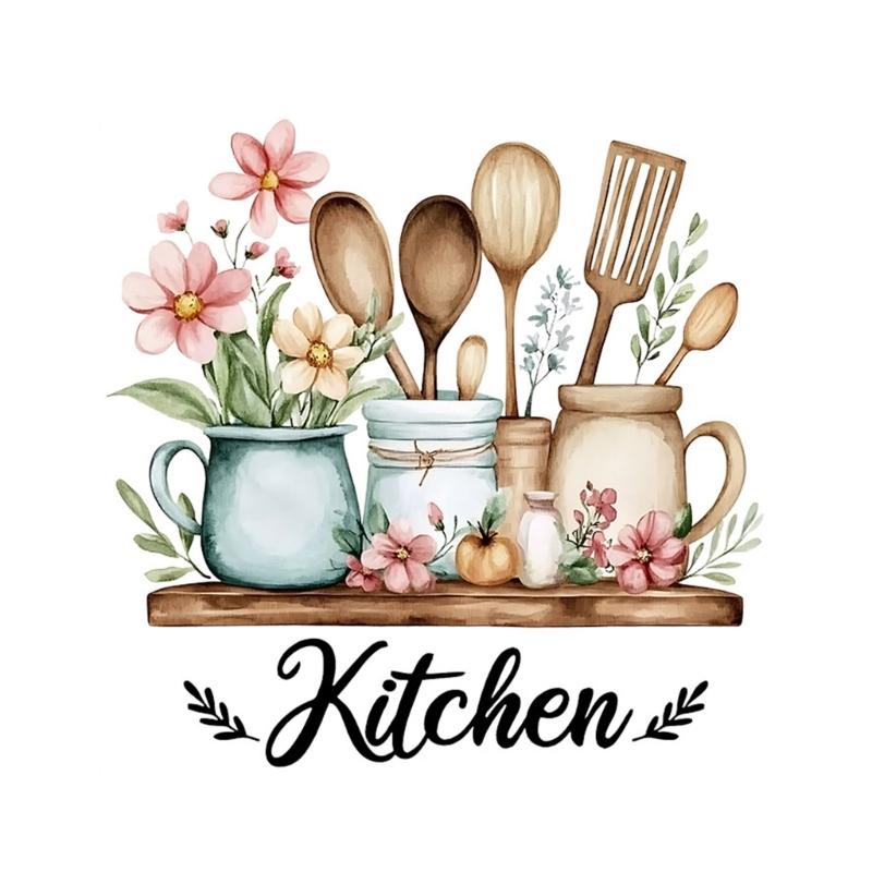 

Kitchen Quotes Wall Decors Sticker Removable DIY Wall Stickers for Dining,Baking Room, Bar,Restaurant,Home Decorations 1