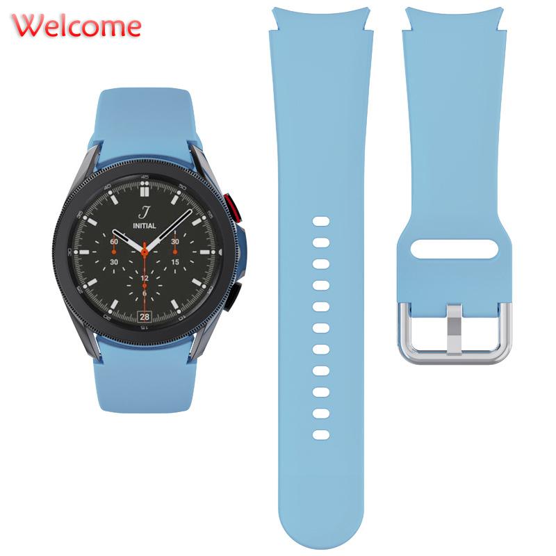 Cinturino per Samsung Galaxy Watch 7/6/5/4 44mm 40mm 5 Pro 45mm Braccialetto in Silicone per Samsung Watch 4/6 Classic 46mm 42mm 47mm 43mm