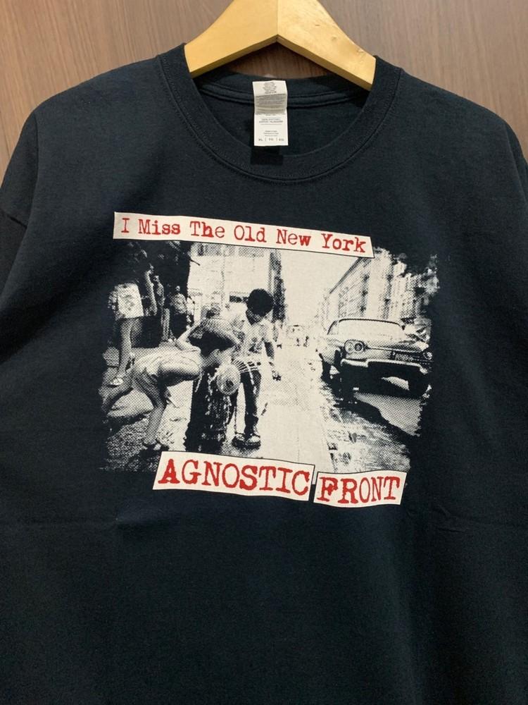 AGNOSTIC FRONT NYC HARDCORE BAND T Shirt Full Size S5XL Unisex T-Shirt S