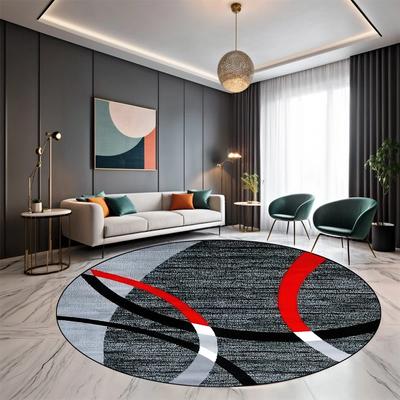 Lekki Luksus Okrągły Dywan Dekoracja Salonu Domowego Sofa Krzesło Boczna Mata Pod Stopy Sypialnia Przy Łóżku Szatnia Dywaniki Łazienka Mata Podłogowa