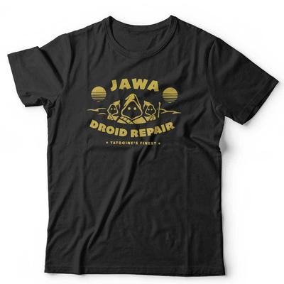 Jawa T-Shirt Droidenreparatur Unisex und Kinder Lustige Parodie Star Sci-Fi