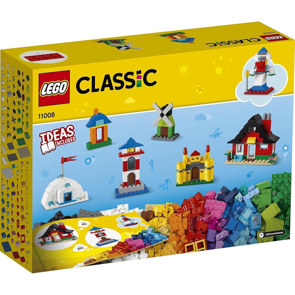 LEGO Classic Idea Pieces House Set 11008 Building Blocks Toy for Boys and Girls Ages 4 and Up