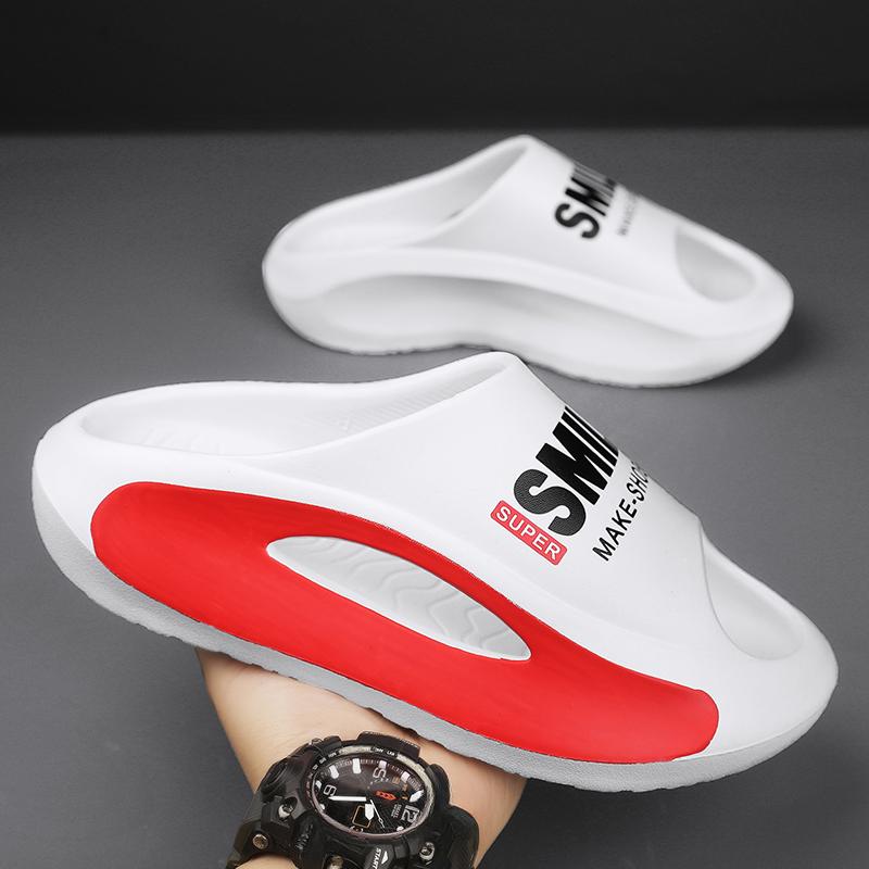 Sandals Couples Home Slippers Letters Printed Non Slip Sandals Shoes for Women Beach EVA Slipper Men