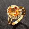 Sace Gems Classic Copper Alloy Zircon Ring Ladies Jewelry Wedding Promise Party Gift