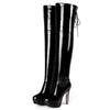 Fashion High Boots For Women Shoes Sexy Red Black Heels Winter Women's Over-the-knee Boots Platform Long Party Fetish Shoes Lady