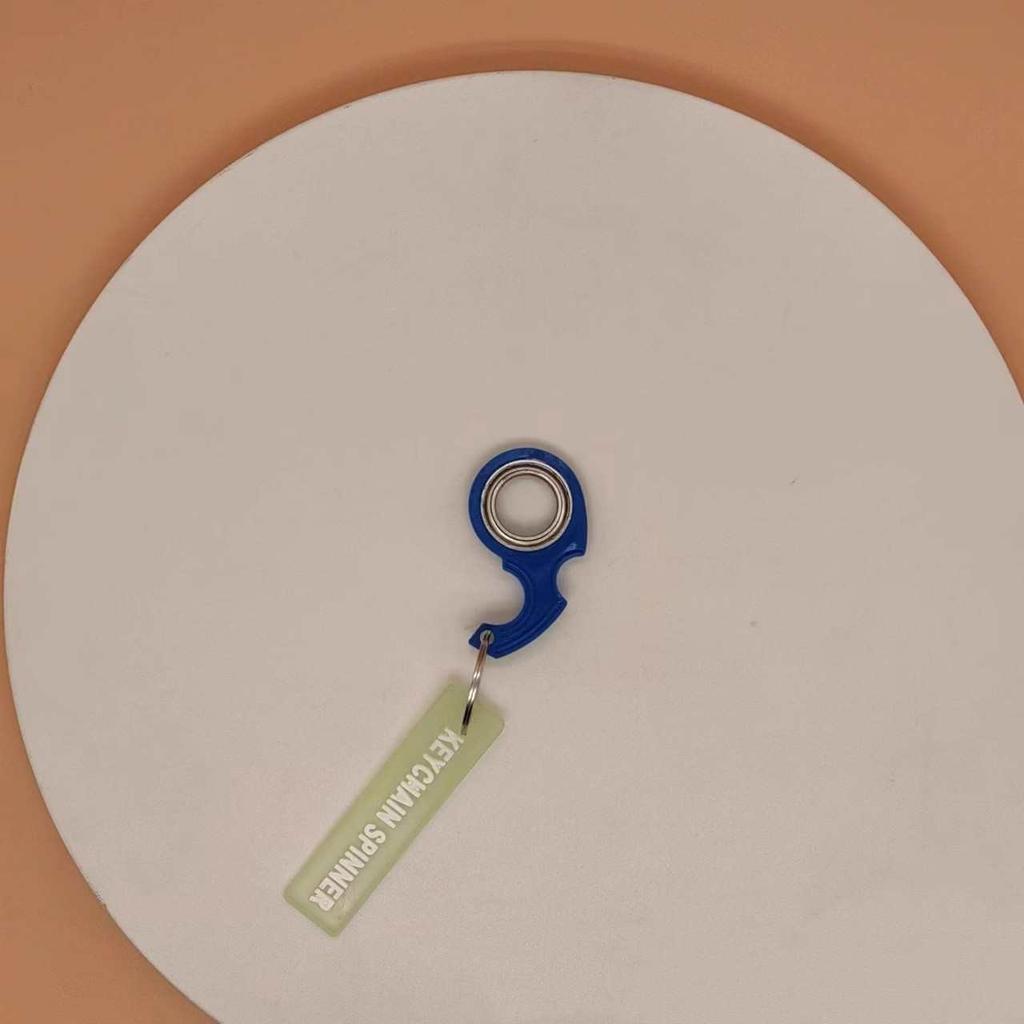 Toys Creative Keychain Spinner Fidget Toy with Key Ring Cool EDC Stuff Anxiety ADHD Stress Relief for Teens Adults Boys Girls