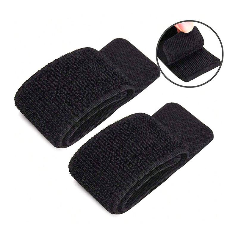 

1 Pair Soccer Shin Pad Straps Ankle Bands/Ideal for Basketball, Badminton, And Running чёрный